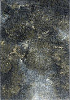 Kurzflor Teppich Oro rechteckig - 140x200 cm - Gelb