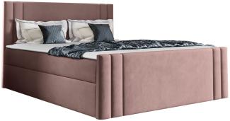 Boxspringbett Harlon (Amor Velvet 4308, Größe: 160x200 cm)