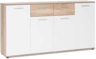 Sideboard >Jacklin< in Wildeiche - 160x85x35cm (BxHxT)