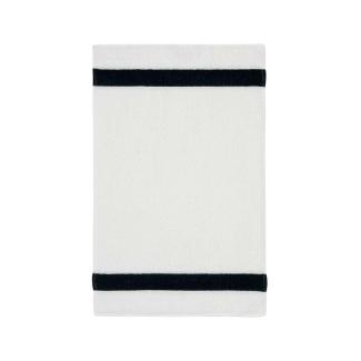 Feiler Handtücher Exclusiv mit Chenillebordüre | Gästetuch 30x50 cm | schwarz