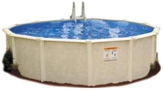 Interline Summer Stahl Schwimmbad Sunlake Set 1 | Blau | 460x460x132 cm | Basic Set