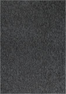 Kurzflor Teppich Neva Läufer - 80x150 cm - Anthrazit