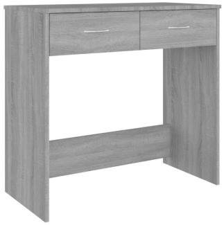 Schreibtisch Grau Sonoma 80x40x75 cm Holzwerkstoff