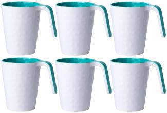 Kaffeebecher / Mug / Kaffee-Pott - Harmony Acqua - Summer Edition 6er Set