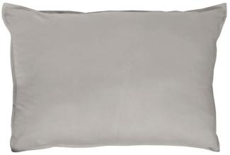 Traumschlaf Uni Single Jersey Bettwäsche Eschle | Kissenbezug 2x 40x80 cm | grey