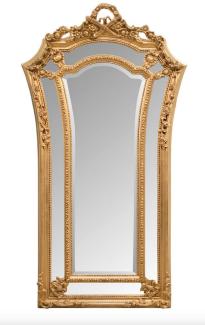 Casa Padrino Barock Wandspiegel Gold 115 x H. 207 cm - Barockstil Spiegel Antik Stil Möbel
