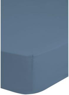 HIP Spannbettlaken 160 x 200 cm Eisblau