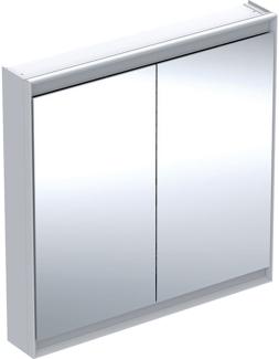 Geberit ONE Spiegelschrank mit ComfortLight, 2 Türen, Aufputzmontage, 90x90x15cm, 505. 813. 00, Farbe: weiss / Aluminium pulverbeschichtet - 505. 813. 00. 2