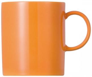 Thomas Sunny Day Becher mit Henkel, Kaffeetasse, Porzellan, Orange, Spülmaschinenfest, 300 ml, 15505
