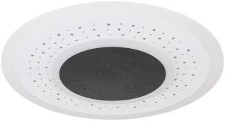 LED Deckenleuchte, Fernbedienung, dimmbar, weiß, D 46 cm