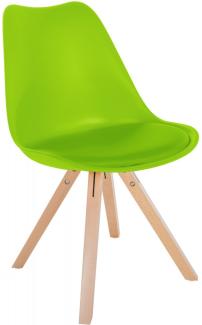 Stuhl Sofia Kunststoff Square (Farbe: hellgrün)