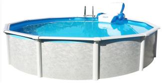 Steinbach Stahlwand Swimming Pool Set "Grande rund", Ø 457 x 135 cm,ohne Zubehörset