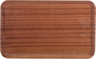 Contacto Holz Tablett GN 1/1, 53 x 32,5 cm rutschhemmend, Farbe Mahagoni