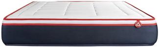 VITAL FORM matratze 130 x 200 cm, Taschenfedern und Rückstellschaum, Härtegrad 4, Höhe : 22 cm, 5 Komfortzonen