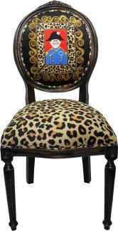 Casa Padrino Barock Luxus Esszimmer Stuhl ohne Armlehnen Lord - Designer Stuhl - Limited Edition