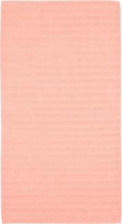 Ross Uni Handtücher Sensual Skin 9001 Zopfmuster | Duschtuch 75x140 cm | peach-pink