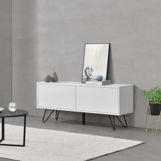 Sideboard Bollebygd 46,5x110x30cm Weiß en. casa