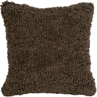 Present Time Kissen Purity Square Cotton Taupe Brown (inkl. Füllung) (45x45cm) PT3786TP