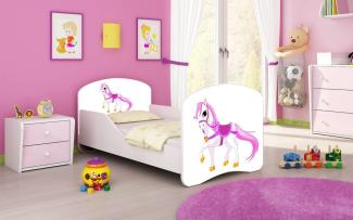 Kinderbett Milena mit verschiedenen Mustern 180x80 Pony