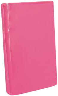 Traumschlaf Zwirn Elasthan Spannbetttuch De-Luxe | 200x220 - 220x240 cm | pink