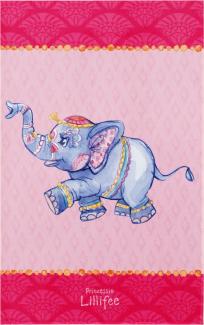 Kinderteppich- Die Prinzessin Lillifee Elefant, Zwei Größen Mädchen- Zimmer, Spielteppich 160 x 100 cm