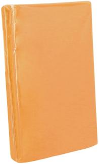 BettwarenShop Jersey Spannbetttuch Ultra-Stretch | 200x220 - 220x240 cm | orange