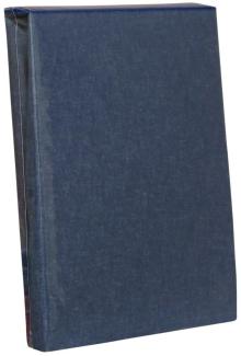 Traumschlaf Melange Biber Spannbetttuch | 90x190 - 100x200 cm | marineblau
