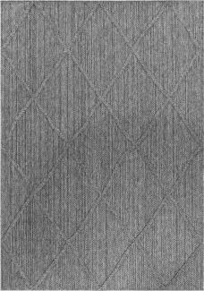 Outdoor Teppich Piero Läufer - 80x250 cm - Grau
