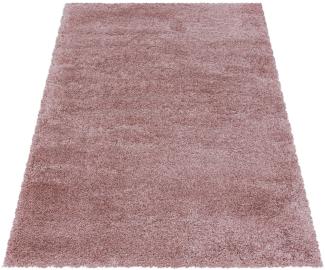 Soft-Shaggy Teppich FLUFFY ROSE 120 X 170cm Rechteck