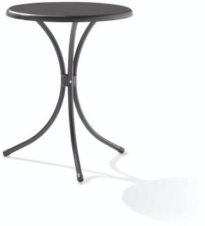 Sieger Bistro-tisch Bistro-tisch mit Mecalit-PRO Tischplatte, Stahl Eisengrau 60 x 72 x 60 cm