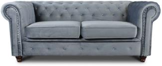 Sofnet Sofa Asti 2, Chesterfield Sofa 2-er, Sofagarnitur, Glamour Couch