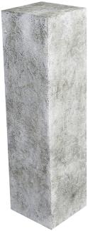 GILDE Säule Rock - grau - H. 100cm x B. 27cm - 89221