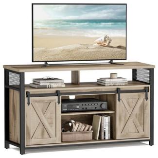 VASAGLE Lowboard TV-Schrank, Lange 135 cm, für Fernseher bis zu 60 Zoll