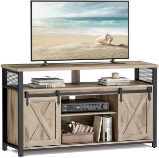 VASAGLE Lowboard TV-Schrank, Lange 135 cm, für Fernseher bis zu 60 Zoll
