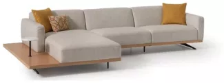 Ecksofa L-Form Sofa Sessel Couchtisch Beistelltisch Polster