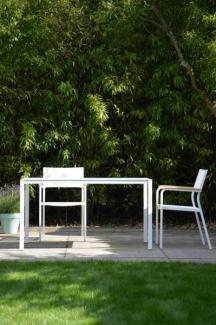 Aria Outdoor-Tisch 140 x 80 x 75 weiß