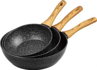 Klausberg frying pan SET OF DEEP MARBLE PANS KLAUSBERG KB-7508