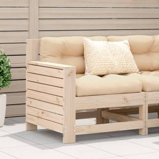 vidaXL Gartensofa mit Armlehne 69x62x70,5 cm Massivholz Kiefer