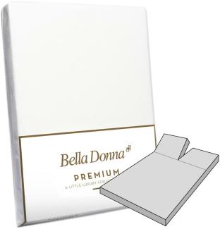 Formesse Split-Topper Spannbetttuch Bella Donna Premium La Piccola Duo 1 | 200x200 cm | perlgrau