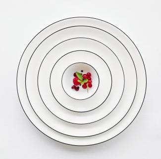 Dessertteller ligne noire 14,5 cm ASA Selection Teller - MikrowelleBackofen geeignet, Spülmaschinengeeignet