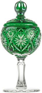 Pokal Kristall Nizza smaragd (36 cm)
