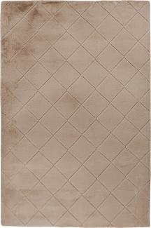 Hochflorteppich Samara 100 Beige 120 x 160 cm