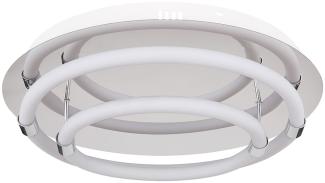 LED Deckenlampe, Ring-Design, weiß, D 45 cm