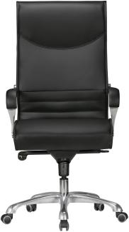 KADIMA DESIGN Chefsessel VENGA - Bequemer Bürostuhl für höchsten Komfort und ergonomisches Sitzen. Farbe: Schwarz