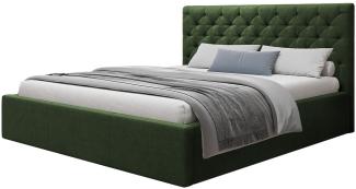 Polsterbett mit Bettkasten Laforia (Farbe: Breeze 11, Größe: 160x200 cm)