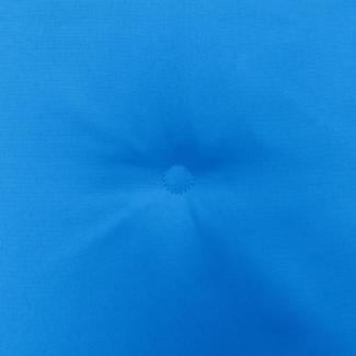 Gartenstuhl-Kissen 4 Stk. Blau 50x50x3 cm Stoff