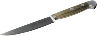 Güde Porterhouse Steakmesser ALPHA-EICHE Serie Klingenlänge: 12 cm Fasseichenholz, E380-12, Messer - Solingen - Deutsche Qualität, robust - scharf - geschmiedet - hochwertig