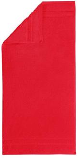 Micro Touch Waschhandschuh 16x21cm rot 550g/m² 100% Baumwolle