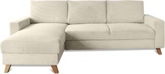 Patrick Ecksofa Links/Rechts, Lincoln - Creme