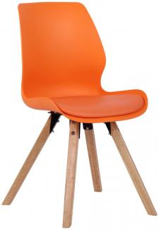 Stuhl Luna Kunststoff (Farbe: orange)